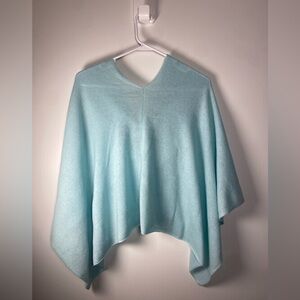 In2 by InCashmere Light Blue Women's Poncho